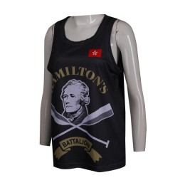 VT215 custom printed vest T-shirt 100% polyester HK vest T-shirt supplier VT215 custom printed vest T-shirt 100% polyester HK vest T-shirt supplier